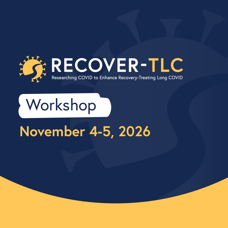 Recover-TLC workshop on November 4 and 5, 2026.