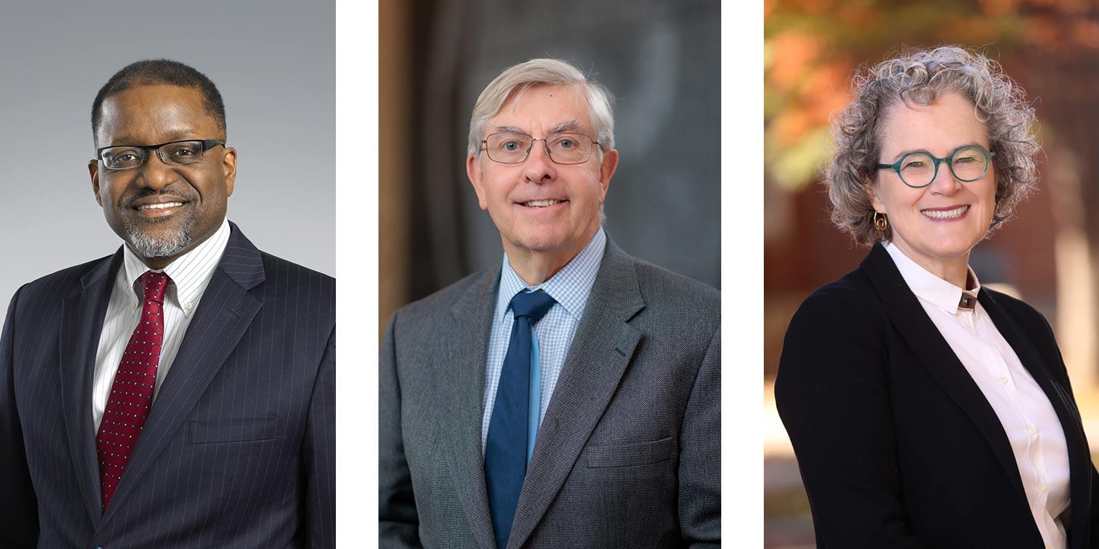 Photos of three NIH People in alphabetical order